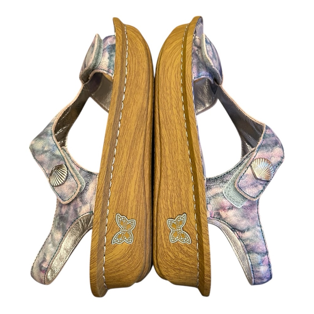 Alegria Leather Sandals with Adjustable Straps Kendra Impressionista US 7-7.5 - Picture 3 of 13